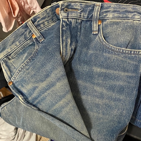 Wrangler Light Blue Denim Jeans - Picture 2 of 5